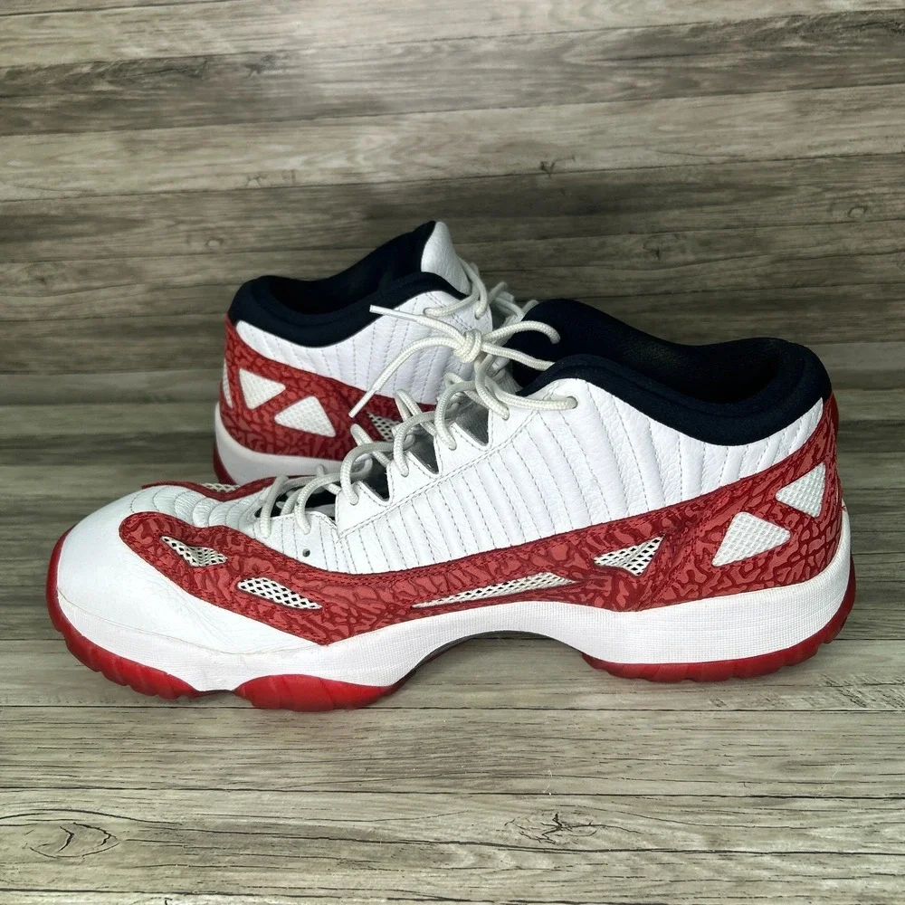 Nike Air Jordan 11 Retro Low IE Gym Red Men's Size 16 Shoes 919712-101 Sneakers
